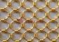 ø2.0*20mm Carbon Steel Ring Mesh Fabric As Divider For Interior Decoration