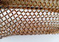 Copper Plated Chain Mail Mesh Curtain 1.0x8mm Stainless Steel